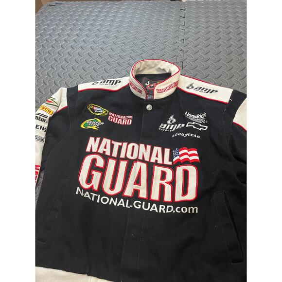 Chase Authentics Dale Earnhardt Jr NASCAR National‎ Guard Jacket Size Large - Picture 2 of 11